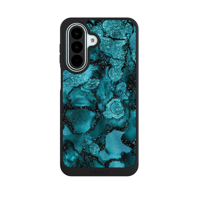 Galaxy A27 5G NIVOpure Blue Glitter Look