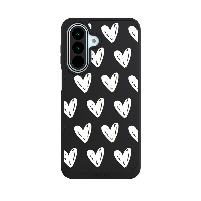 Galaxy A27 5G NIVOpure White Hearts transparent