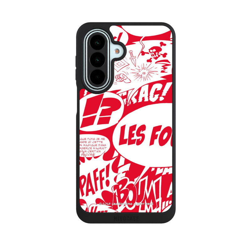 Galaxy A27 5G NIVOpure Speech Bubbles Asterix Red