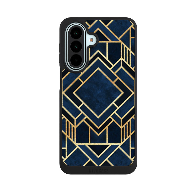 Galaxy A27 5G NIVOpure Art Deco Blue Gold Print