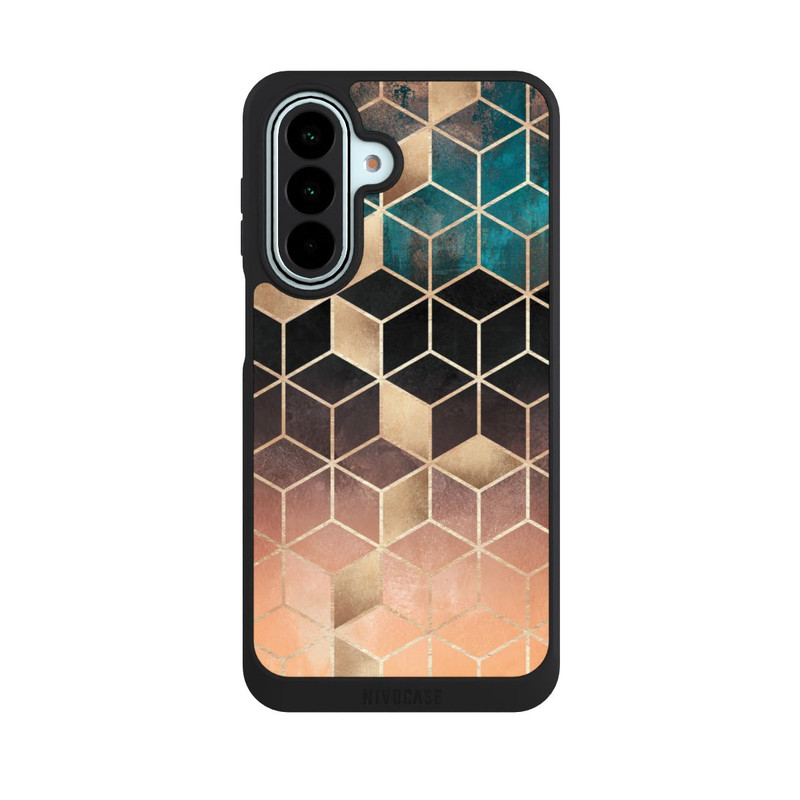 Galaxy A27 5G NIVOpure Ombre Dream Cubes Gold Print