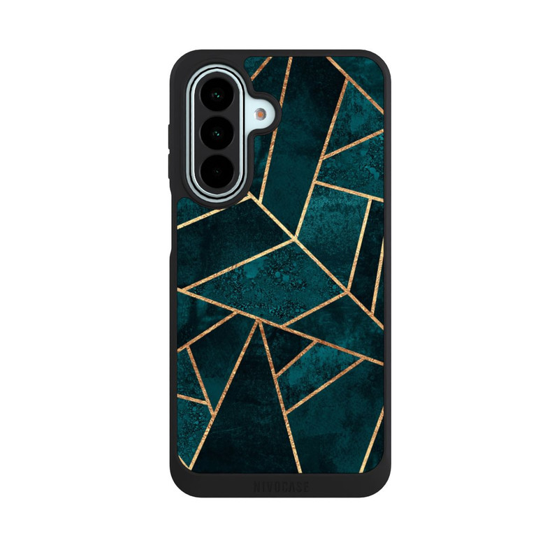 Galaxy A27 5G NIVOpure Deep Teal Stone Gold Print