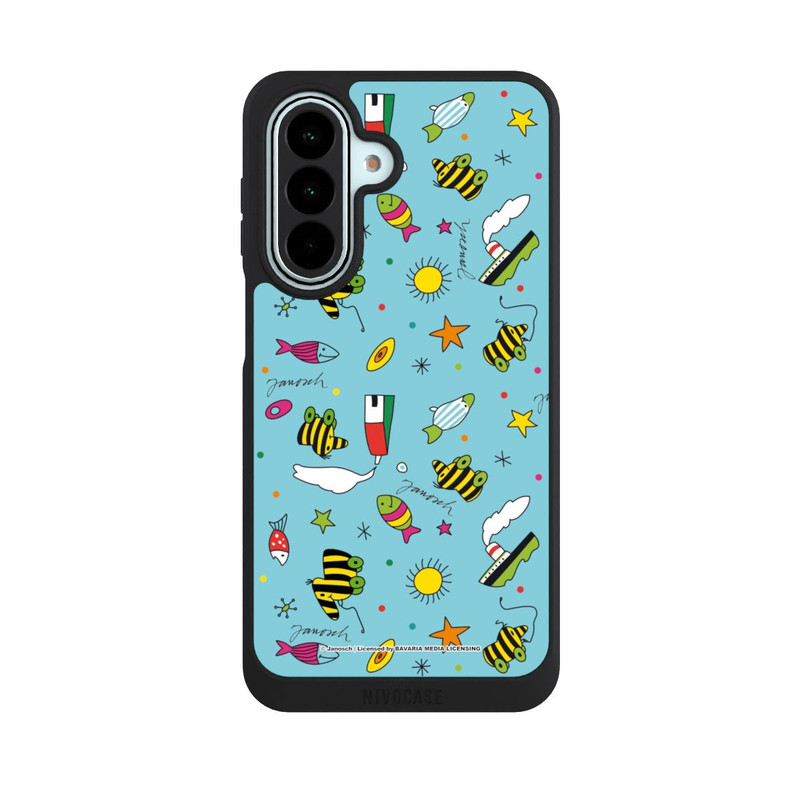 Galaxy A27 5G NIVOpure Canard Tigré sur Fond Bleu