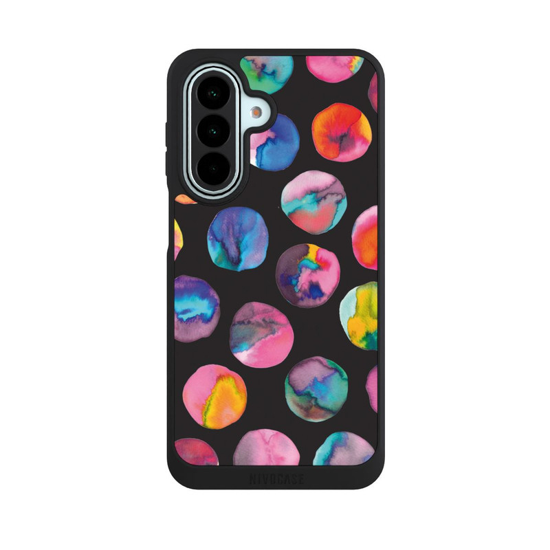 Galaxy A27 5G NIVOpure Marbres d'encre colorés points noirs
