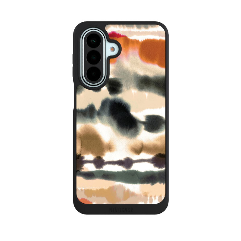 Galaxy A27 5G NIVOpure Soft Nautical Watercolor Lines Orange