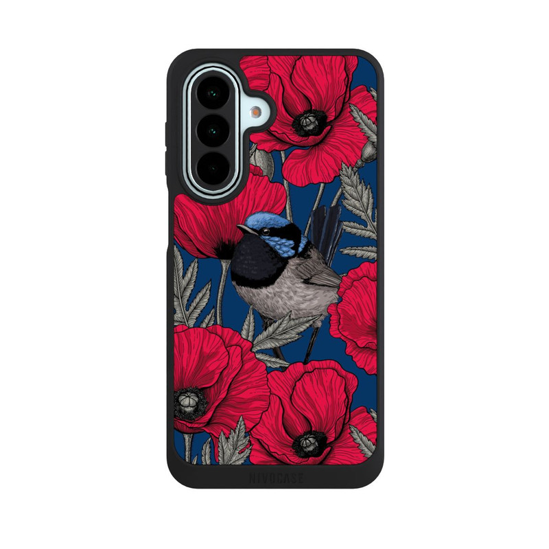 Galaxy A27 5G NIVOpure Grimpereaux et coquelicots 2
