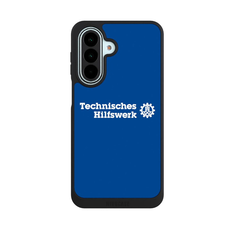 Galaxy A27 5G NIVOpure Technisches Hilfswerk Logo Blau