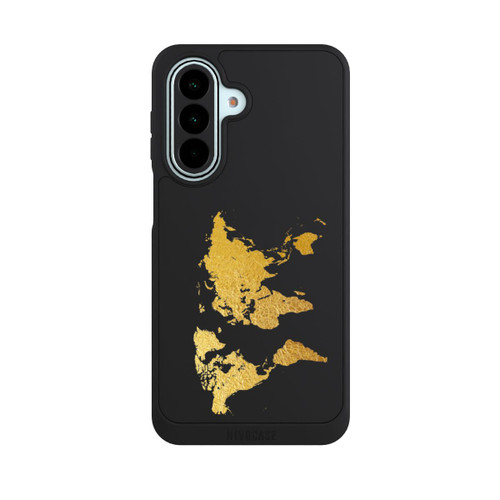 Samsung Galaxy A27 5G NIVOpure Carte du monde or transparent
