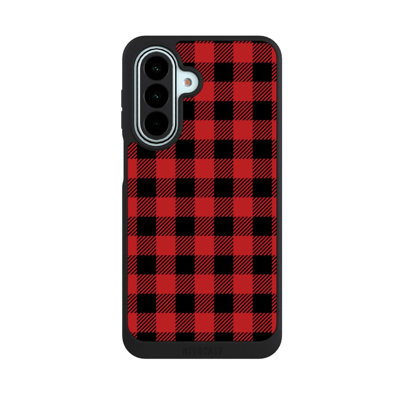 Galaxy A27 5G NIVOpure Red Lumberjack Pattern