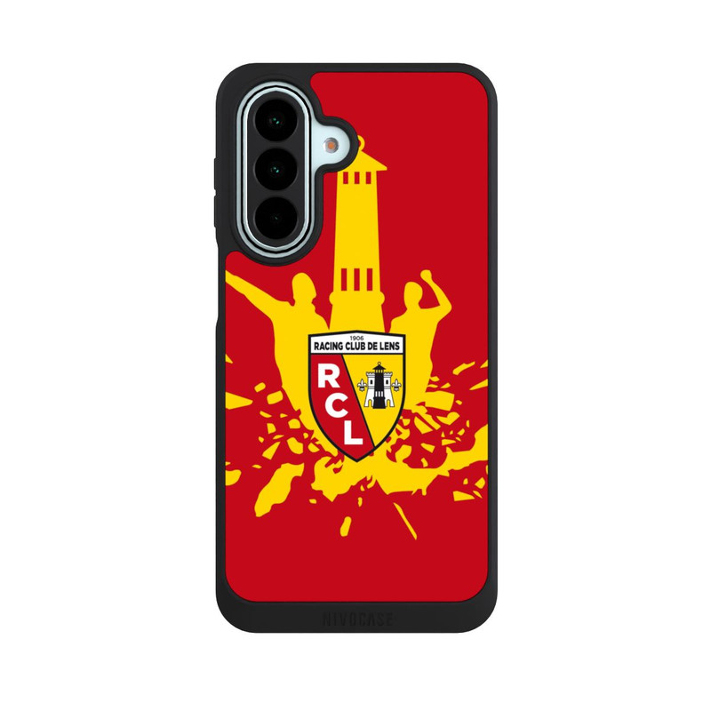 Galaxy A27 5G NIVOpure RC Lens Tower Yellow on Red