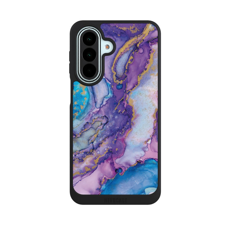 Galaxy A27 5G NIVOpure Purple und Blue Swirl Ink