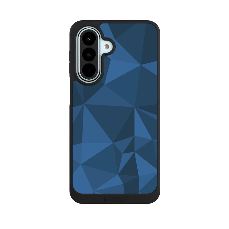 Galaxy A27 5G NIVOpure Polygon Pattern Blue