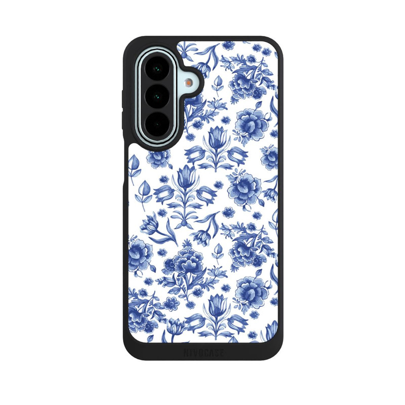Galaxy A27 5G NIVOpure Motif à Fleurs - Faïence de Delft