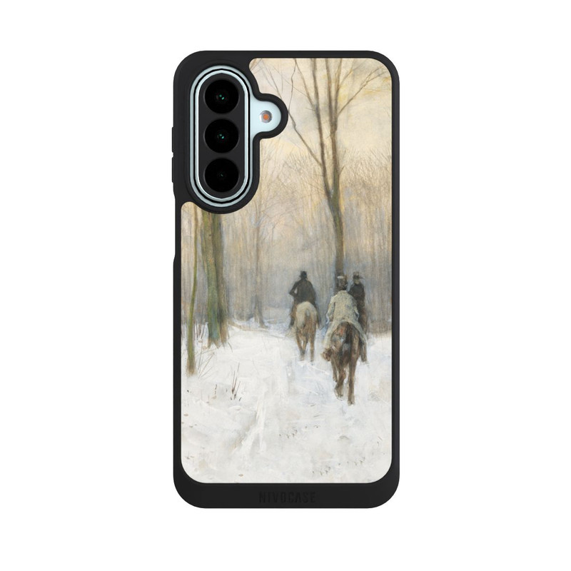Galaxy A27 5G NIVOpure Cavaliers dans la neige dans la forêt de La Haye