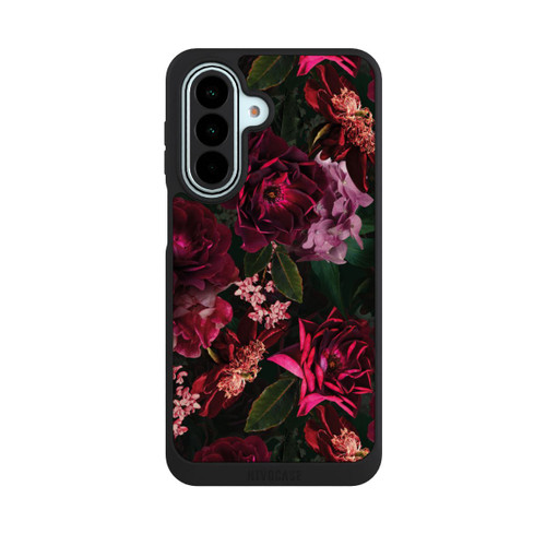 Samsung Galaxy A27 5G NIVOpure Fleurs rouge foncé et roses