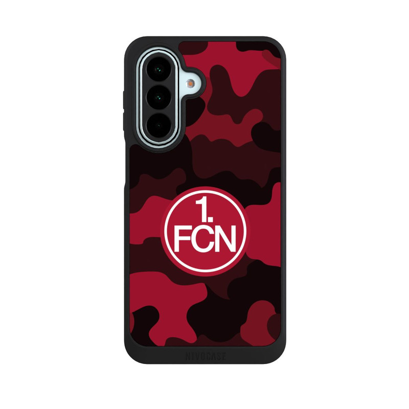 Galaxy A27 5G NIVOpure FCN Logo Weiß in Roter Tarnung