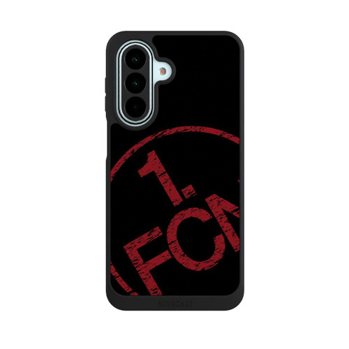 Samsung Galaxy A27 5G NIVOpure FCN Logo Rot Texture in Hintergrund Schwarz