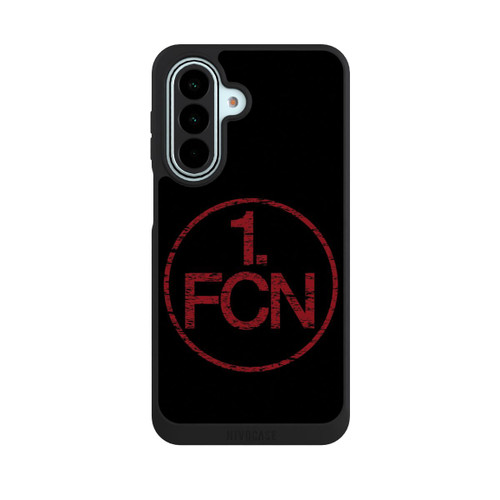 Samsung Galaxy A27 5G NIVOpure FCN Logo Rot Hintergrund Schwarz