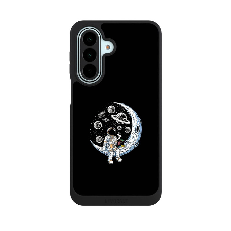 Galaxy A27 5G NIVOpure Astronaut Drinking Coffee