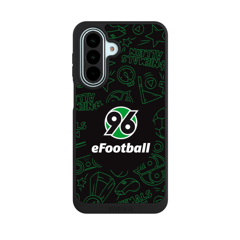 Galaxy A27 5G NIVOpure Hannover 96 Football Pattern Design Black