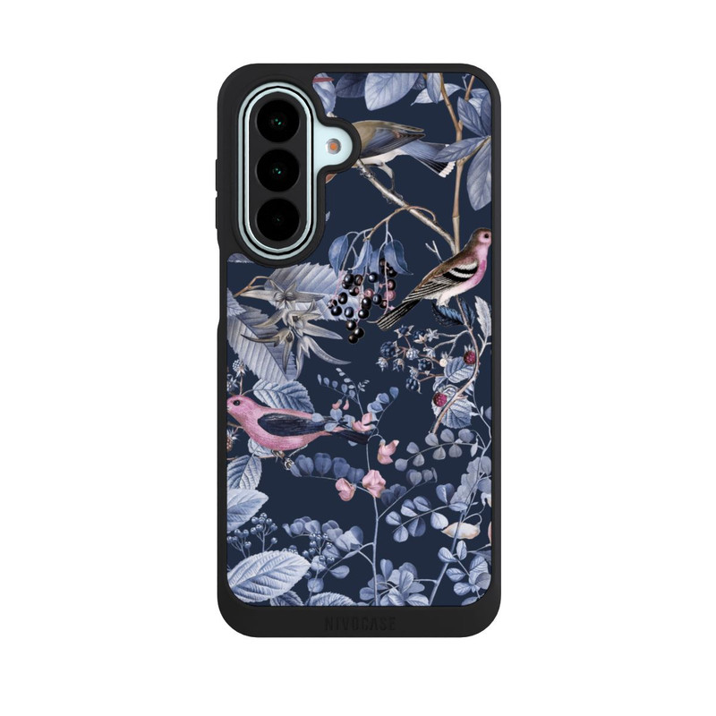 Galaxy A27 5G NIVOpure Oiseaux et Baies Bleu