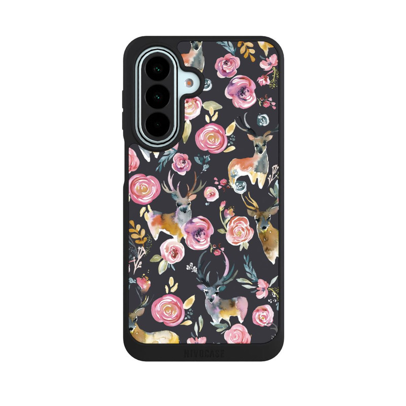 Galaxy A27 5G NIVOpure Deers and flowers Anthracite