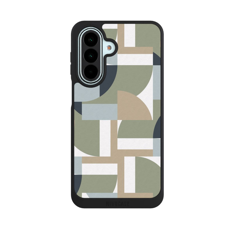 Galaxy A27 5G NIVOpure Futuristic Bauhaus Polygons Beige