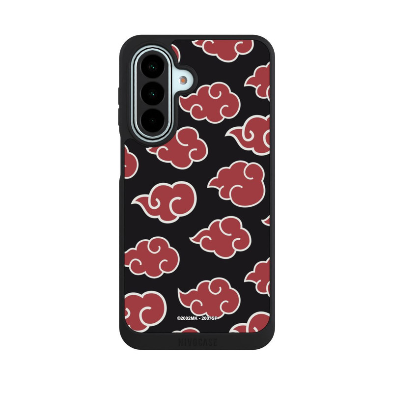 Galaxy A27 5G NIVOpure Akatsuki Pattern Black Big
