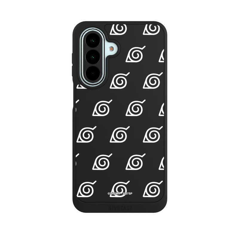 Galaxy A27 5G NIVOpure white Konoha-Pattern Transparent