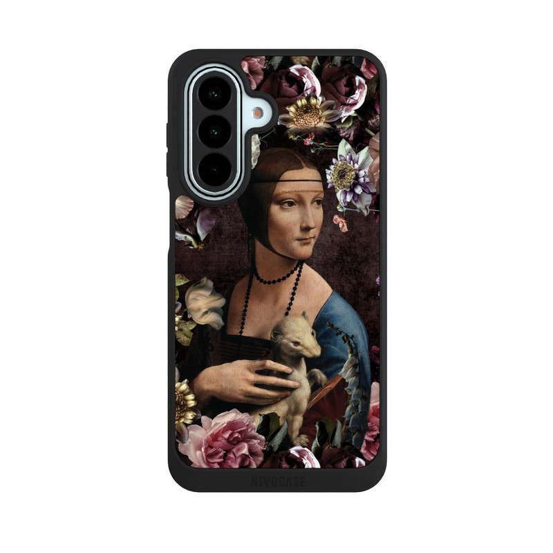 Galaxy A27 5G NIVOpure Dame avec hermine aux roses 