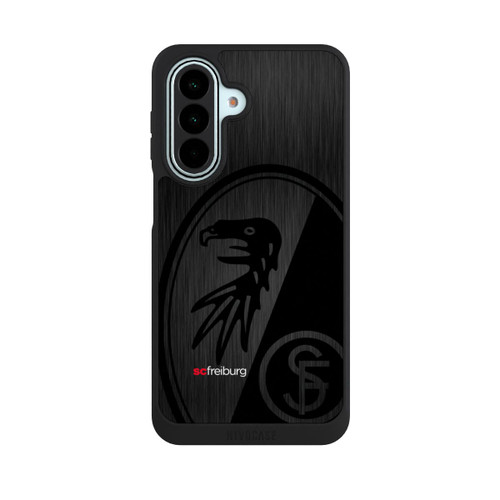 Samsung Galaxy A27 5G NIVOpure  Kratzen Metall Hintergrund mit dem Schriftzug  Vertikal SC Freiburg
