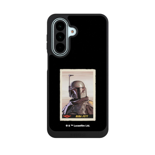 Samsung Galaxy A27 5G NIVOpure Boba Fett Badges Schwarzer Hintergrund
