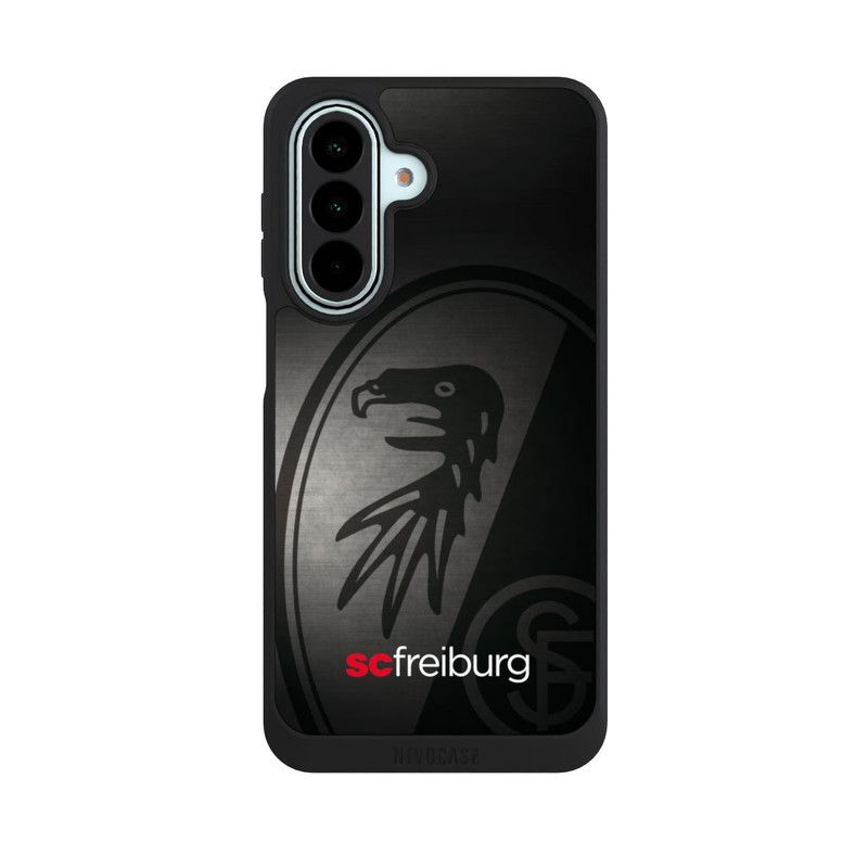 Galaxy A27 5G NIVOpure Dot Metall Hintergrund mit dem Schriftzug SC Freiburg
