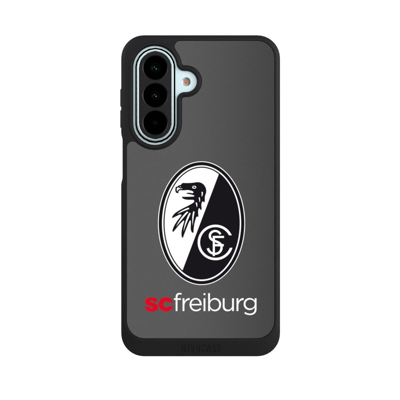 Galaxy A27 5G NIVOpure Carbon Hell Hintergrund mit dem Schriftzug SC Freiburg