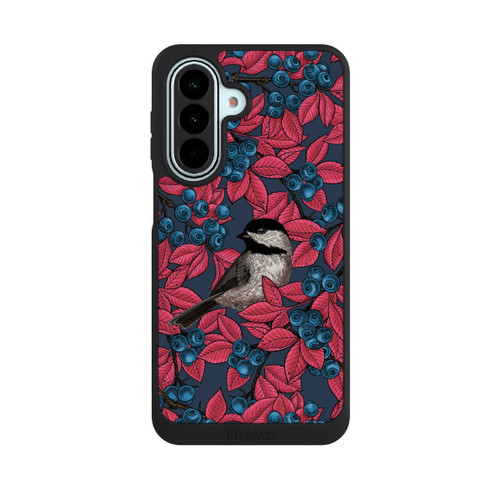 Samsung Galaxy A27 5G NIVOpure Oiseaux &amp; Myrtilles Bleu Marine