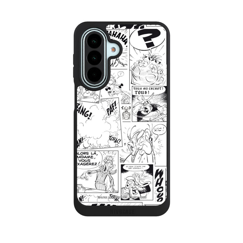 Galaxy A27 5G NIVOpure Asterix Comic Black and White