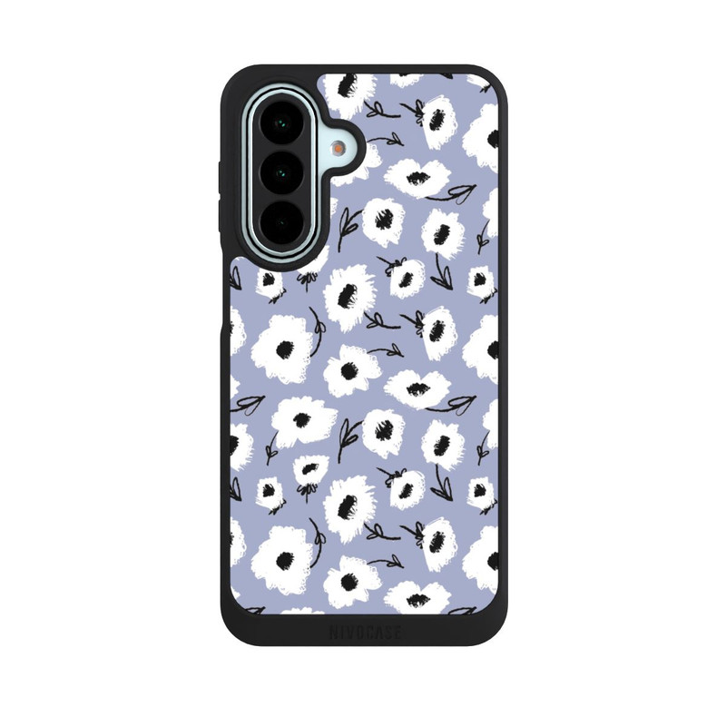 Galaxy A27 5G NIVOpure Flower Pattern Lila