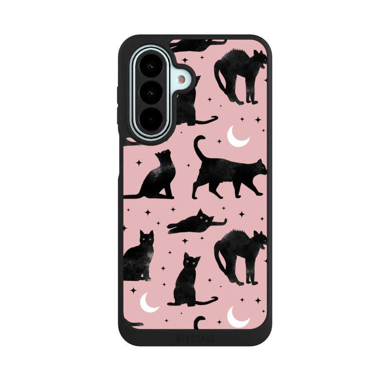 Galaxy A27 5G NIVOpure Lune & Chats Fond Rose
