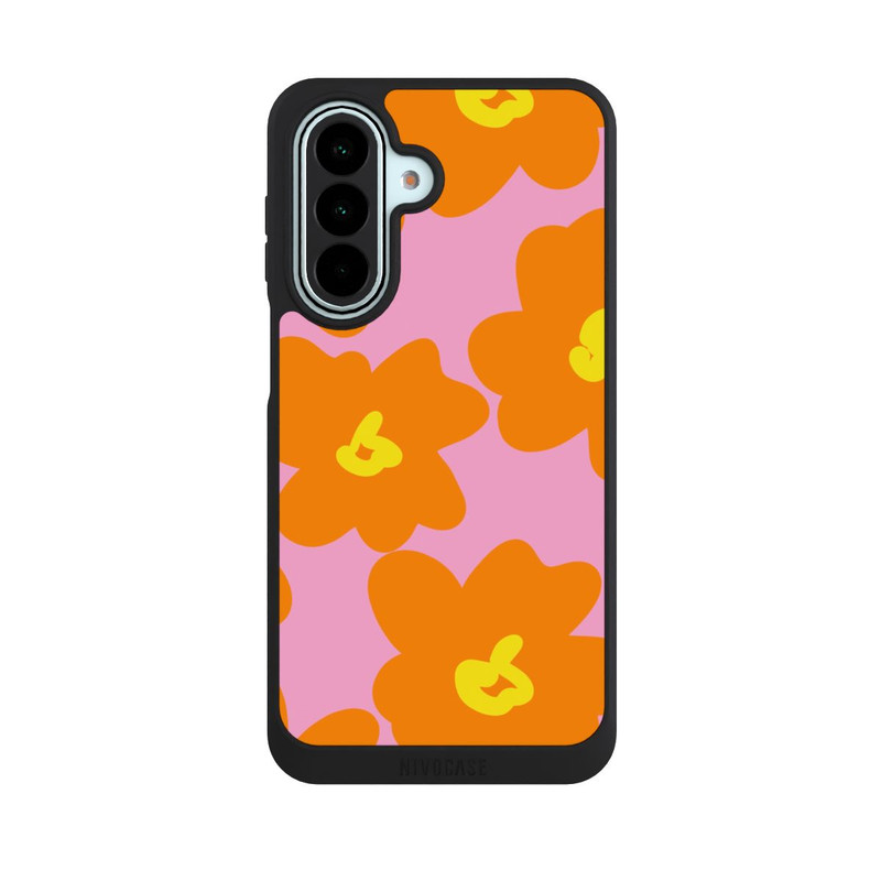 Galaxy A27 5G NIVOpure Fleurs Rétro Rose & Orange