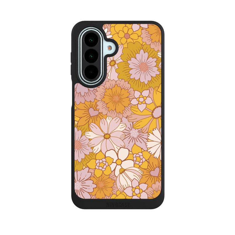 Galaxy A27 5G NIVOpure Fleurs Rétro Jaunes