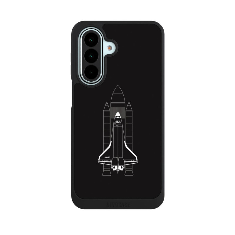 Galaxy A27 5G NIVOpure Navette spatiale blanc sur noir
