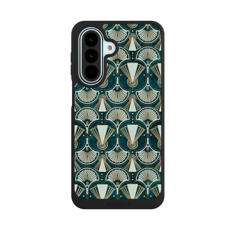 Galaxy A27 5G NIVOpure Art Deco Green Pattern
