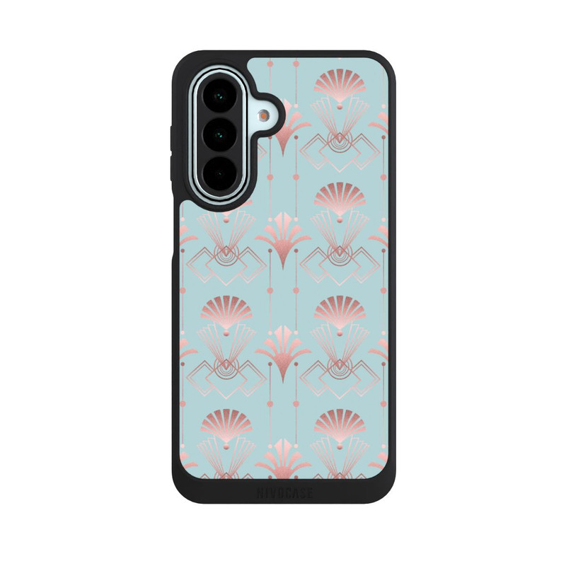 Galaxy A27 5G NIVOpure Art Deco Rose Gold Elegance Blue