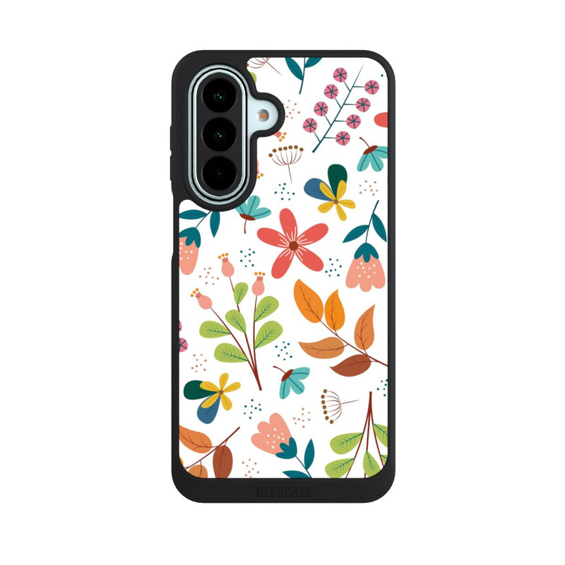 Galaxy A27 5G NIVOpure Fleurs et feuilles blanches