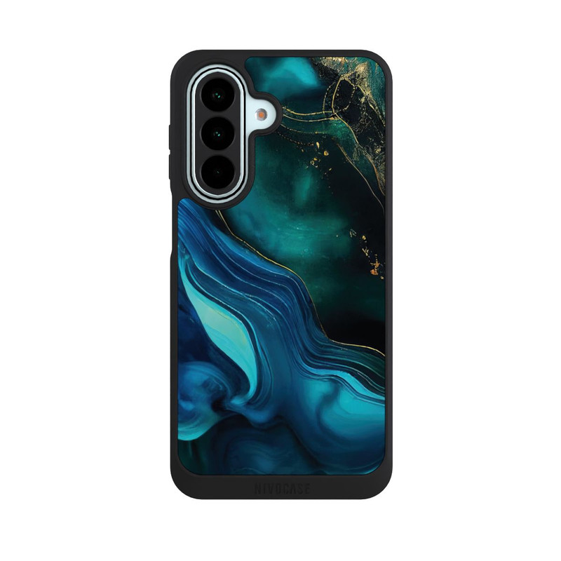 Galaxy A27 5G NIVOpure Encre bleue et dorée avec IA