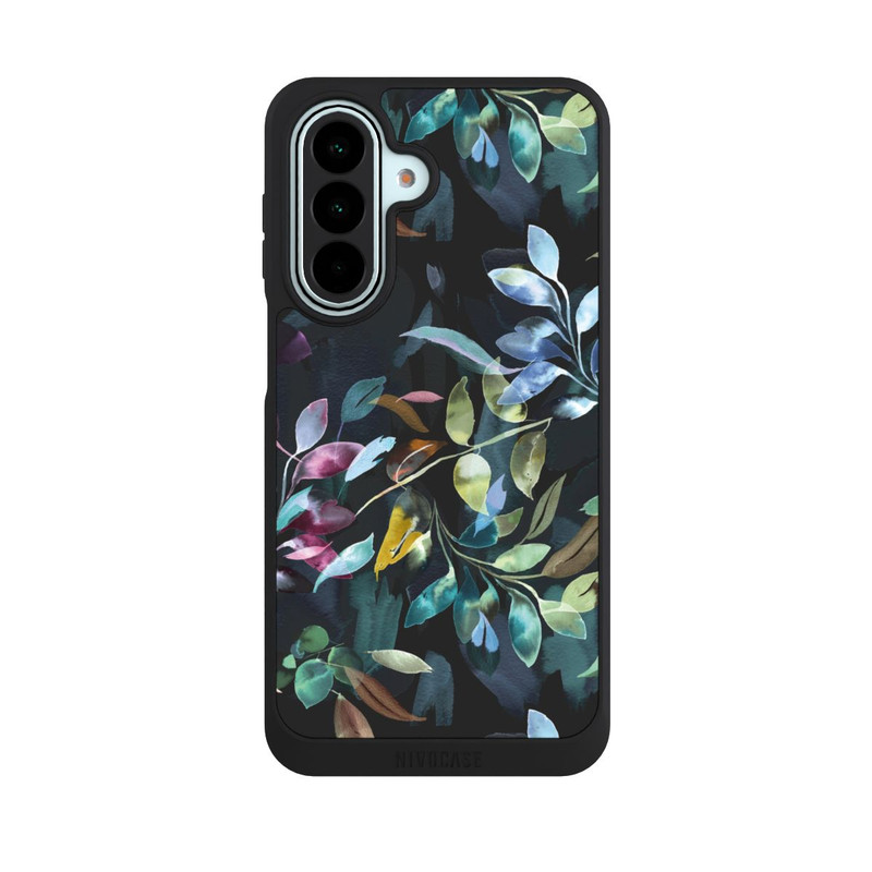 Galaxy A27 5G NIVOpure Watercolor Mystic Leaves Black