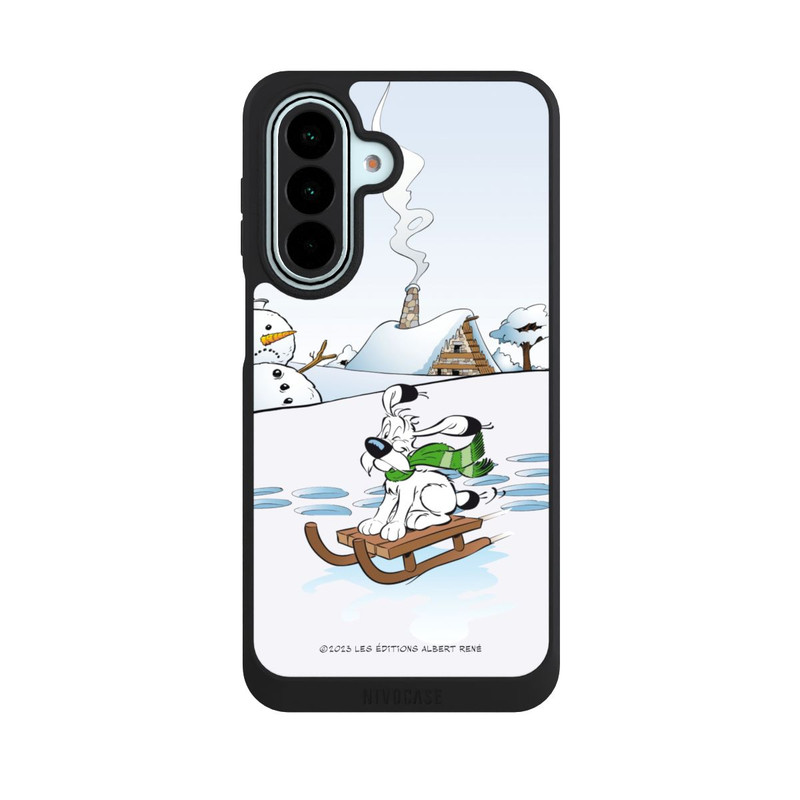Galaxy A27 5G NIVOpure Idefix rides a sleigh