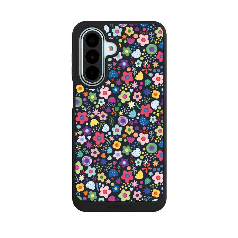 Galaxy A27 5G NIVOpure Psychedelic Flowers Multi Black