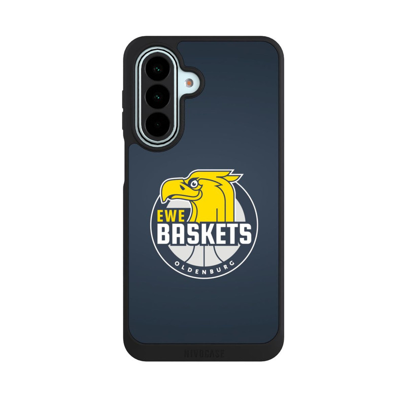 Galaxy A27 5G NIVOpure EWE Baskets Logo Blau
