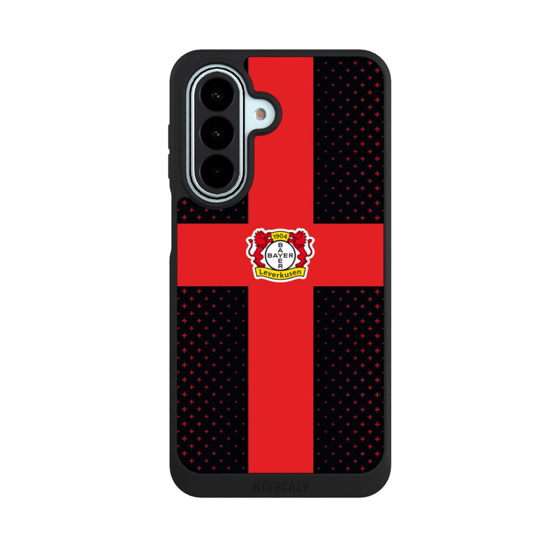 Galaxy A27 5G NIVOpure Bayer 04 Leverkusen Rotes Kreuz auf Schwarz